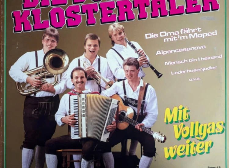 LP, Album Die Jungen Klostertaler - Mit Vollgas Weiter ansehen