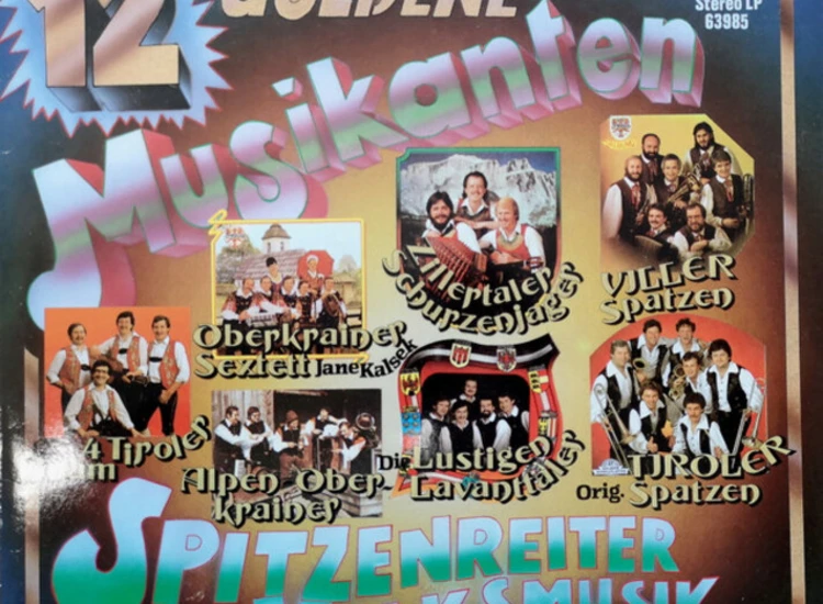 LP, Comp Various - 12 Goldene Musikanten - Spitzenreiter Der Volksmusik ansehen