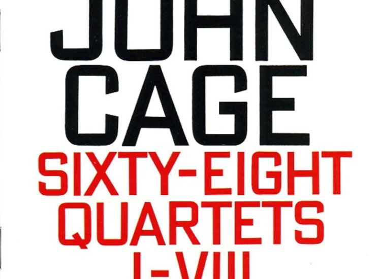 CD, Album John Cage - Sixty-Eight ansehen