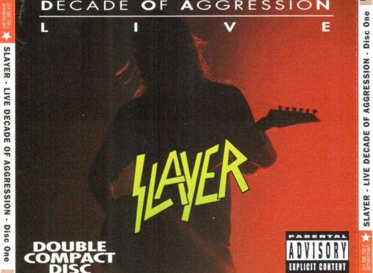 2xCD, Album Slayer - Decade Of Aggression Live ansehen