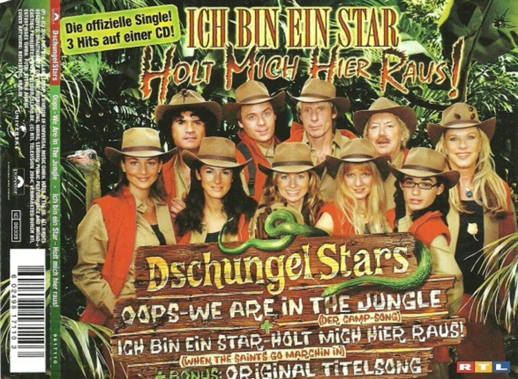 CD, Maxi, Copy Prot. Dschungel Stars* - Oops - We Are In The Jungle (Der Camp-Song) ansehen