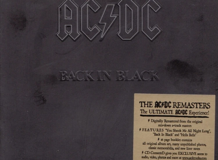 CD, Album, RE, RM, Dig AC/DC - Back In Black ansehen