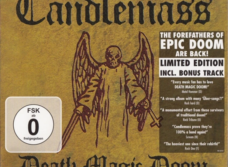 CD, Album + DVD-V, PAL + Ltd, Dig Candlemass - Death Magic Doom ansehen