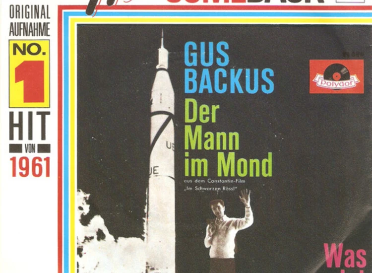 "7"", Single, Mono, RE Gus Backus - Der Mann Im Mond" ansehen