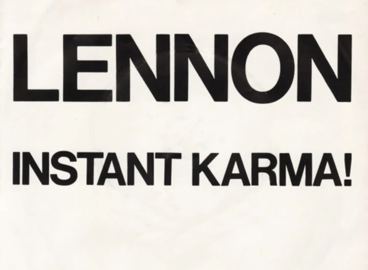 "7"", Single Lennon* - Instant Karma!" ansehen