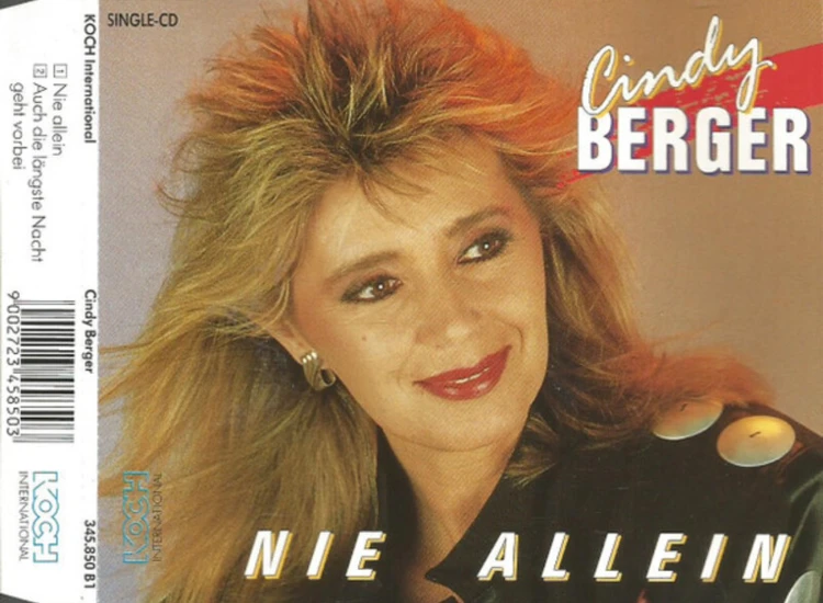 CD, Single Cindy Berger - Nie Allein ansehen