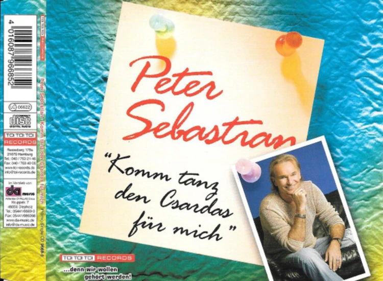 CD, Single, Promo Peter Sebastian - Komm Tanz Den Csardas Für Mich ansehen