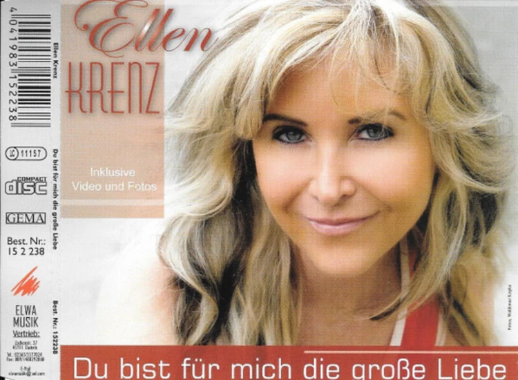 CD, Single Ellen Krenz - Du Bist Für Mich Die Grosse Liebe ansehen