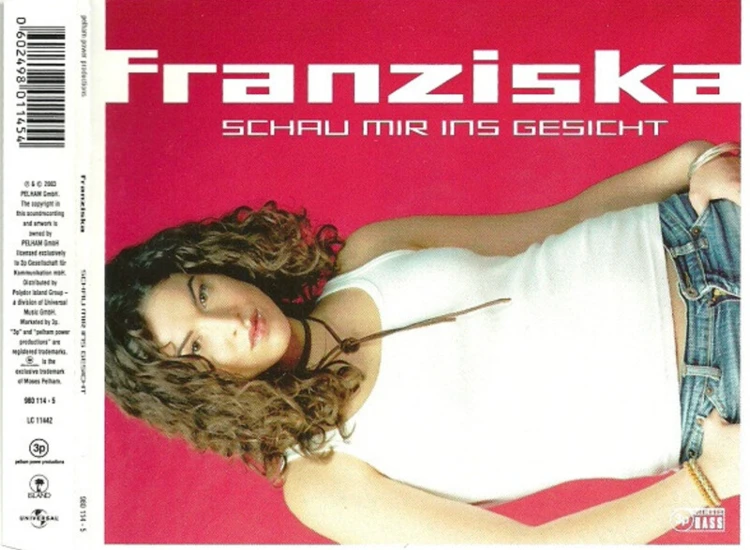 CD, Single Franziska - Schau Mir Ins Gesicht ansehen