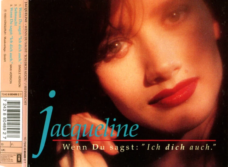 "CD, Maxi Jacqueline (5) - Wenn Du Sagst: ""Ich Dich Auch.""" ansehen