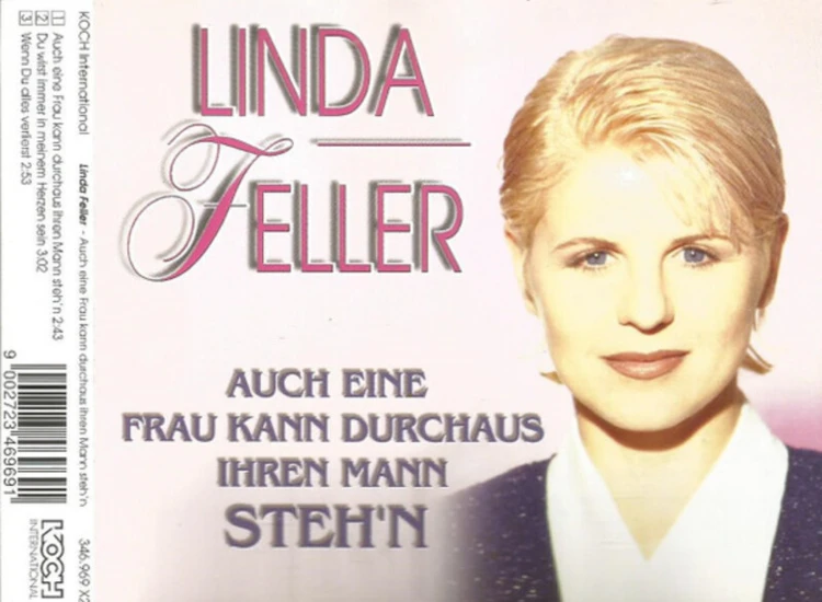 CD, Maxi Linda Feller - Auch Eine Frau Kann Durchaus Ihren Mann Steh'n ansehen