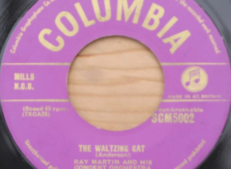 "7"", Single Ray Martin And His Concert Orchestra - The Waltzing Cat / The Marching Strings" ansehen