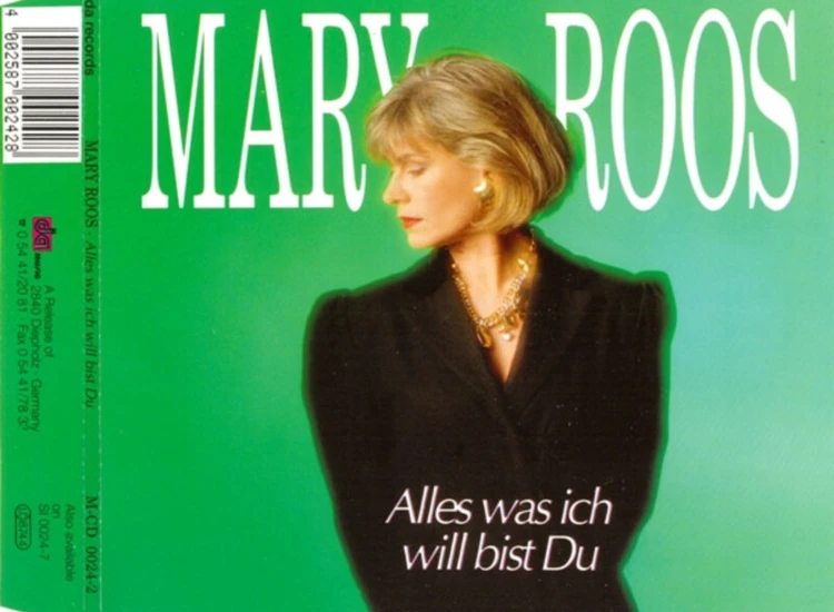 CD, Maxi Mary Roos - Alles Was Ich Will Bist Du ansehen