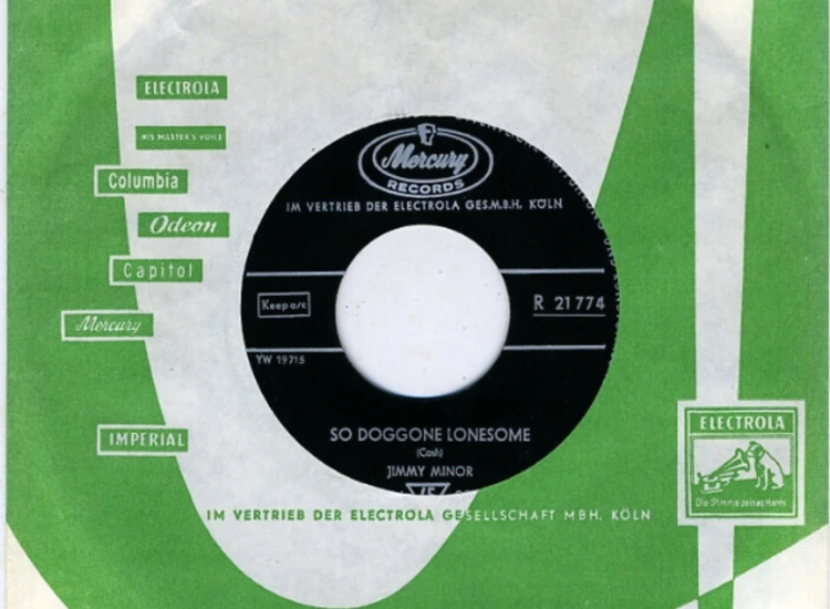 "7"", Single Jimmy Minor / Rusty Draper - So Doggone Lonesome / Another" ansehen