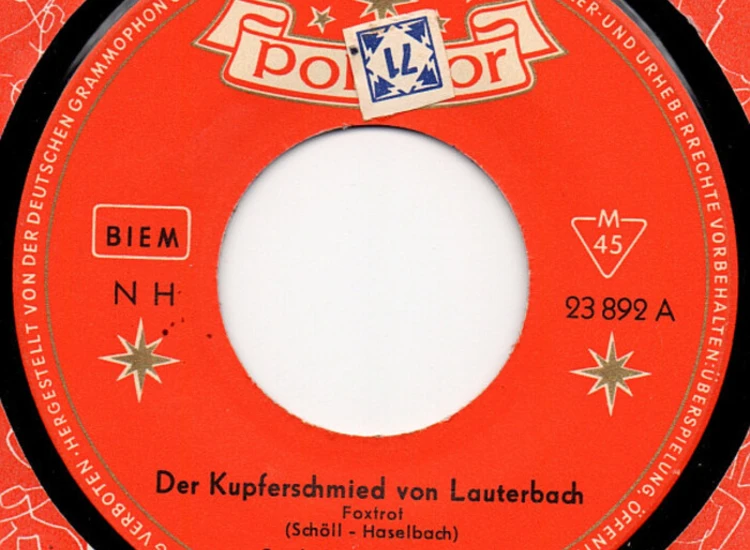 "7"", Single Die Geschwister Fahrnberger - Der Kupferschmied Von Lauterbach / Himmelblau Und Rosenrot" ansehen