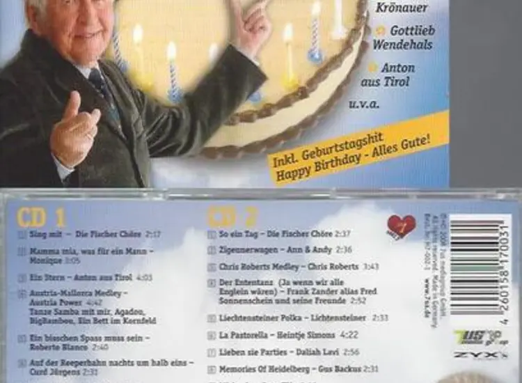 CD  Die Schönsten Lieder für Fröhliche Feste --  Fischer,Gotthilf & ansehen