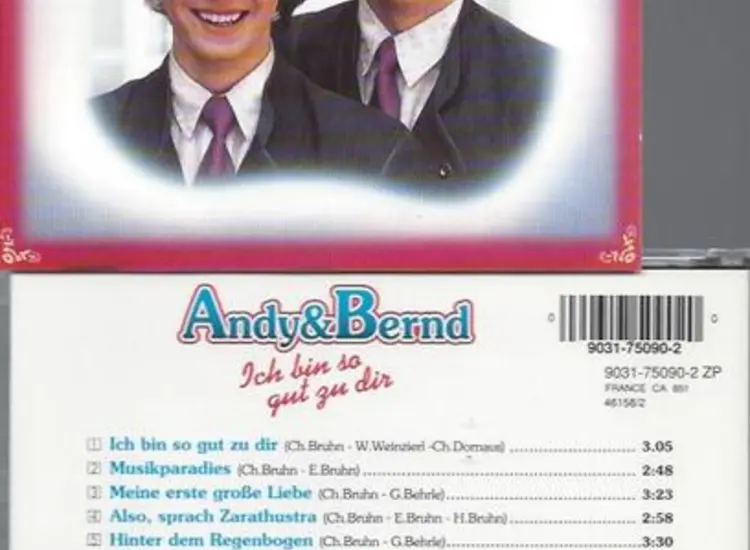 CD   Ich bin so gut zu dir --  Andy & Bernd ansehen