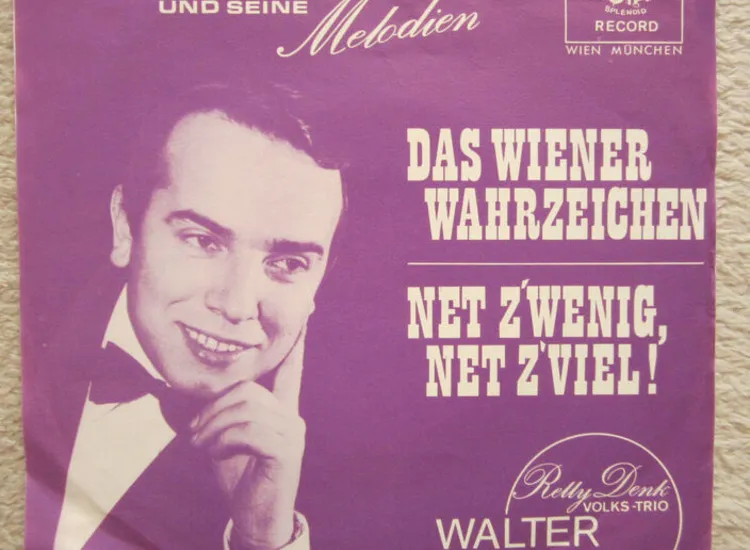 Single / WALTER HEIDER RELLY DENK-VOLKS TRIO / AUSTRIA / RARITÄT / ansehen