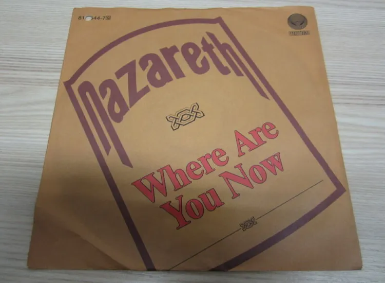 Single /  Nazareth  ?– Where Are You Now / DE PRESS / RAR / ansehen