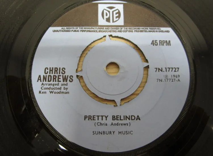 Single /  Chris Andrews  ?– Pretty Belinda /  UK  PRESS /  RAR / ansehen