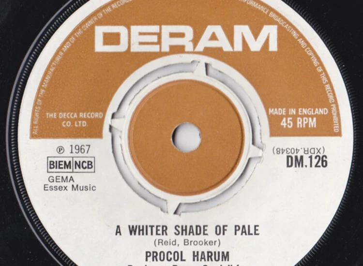 "7"", Single Procol Harum - A Whiter Shade Of Pale" ansehen