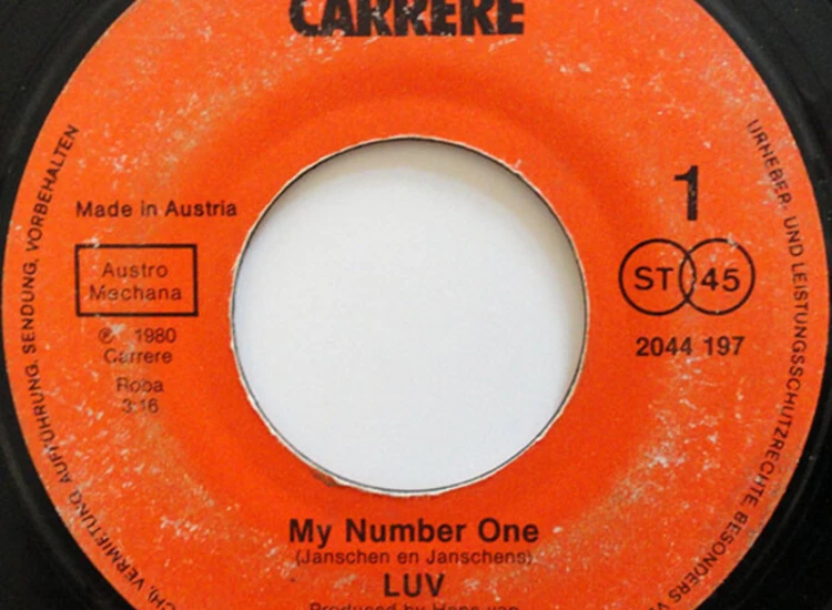 "7"" Luv* - My Number One / The Show Must Go On" ansehen