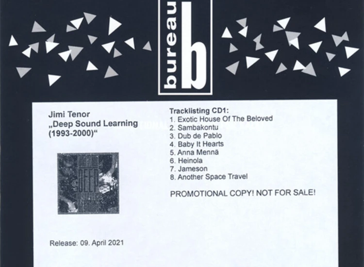 2xCD, Comp, Promo Jimi Tenor - Deep Sound Learning (1993-2000) ansehen