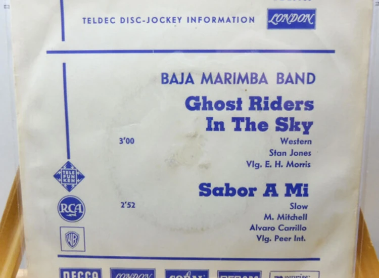 "7"", Single, Promo Baja Marimba Band - Ghost Riders In The Sky / Sabor A Mi" ansehen