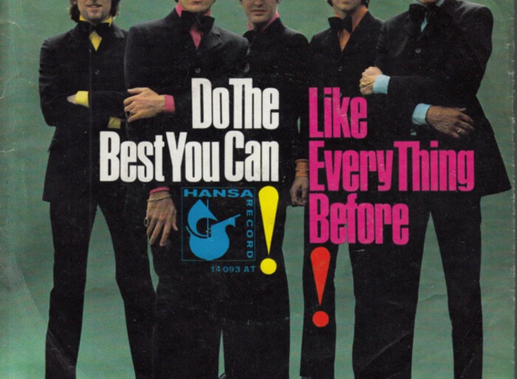 "7"", Single The Hollies - Do The Best You Can / Like Every Thing Before" ansehen