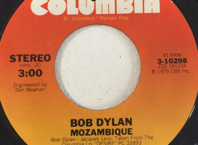 "7"", Styrene, Ter Bob Dylan - Mozambique" ansehen