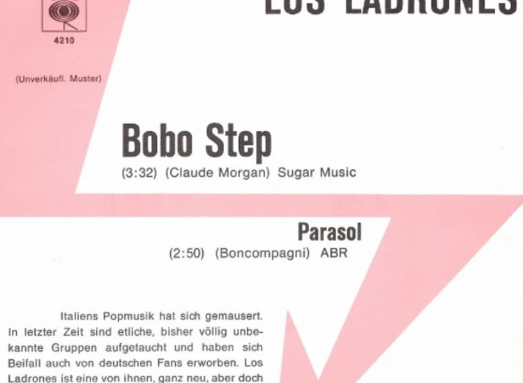 "7"", Single, Promo Los Ladrones (2) - Bobo Step" ansehen