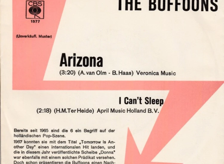 "7"", Single, Promo The Buffoons - Arizona" ansehen