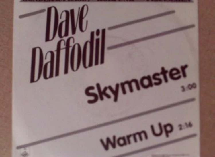 "7"", Single Dave Daffodil - Skymaster / Warm Up" ansehen