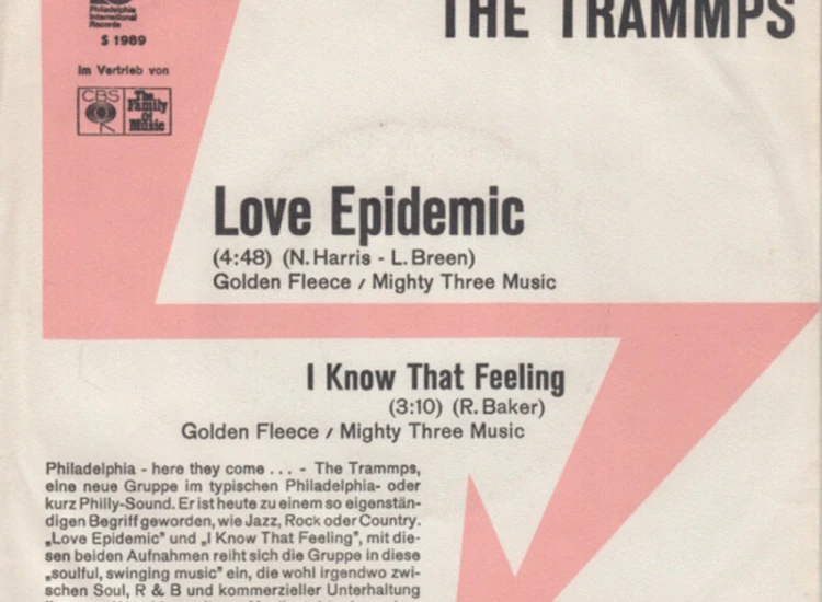 "7"", Single, Promo The Trammps - Love Epidemic" ansehen