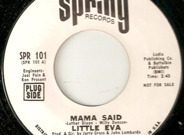 "7"", Promo Little Eva - Mama Said / Something About You Boy" ansehen