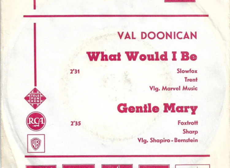 "7"", Single, Promo Val Doonican - What Would I Be" ansehen