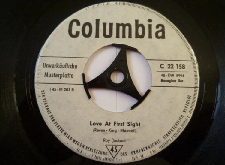 "7"", Promo, Unv Roy Jackson - Monica / Love At First Sight" ansehen