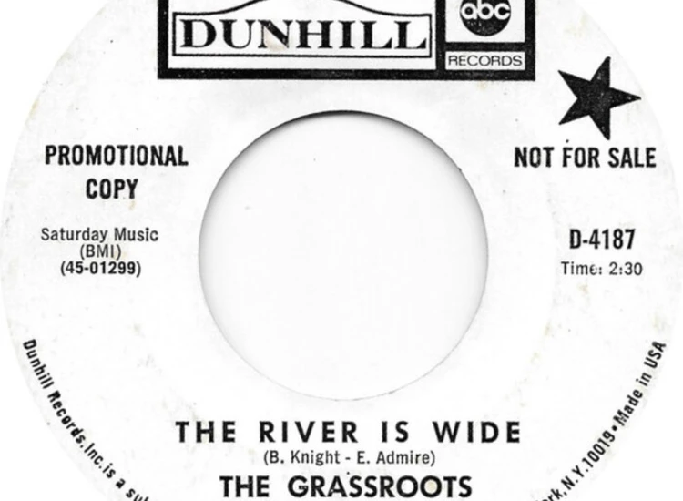 "7"", Single, Promo The Grassroots* - The River Is Wide" ansehen