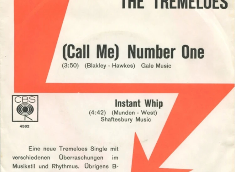 "7"", Single, Promo The Tremeloes - (Call Me) Number One" ansehen