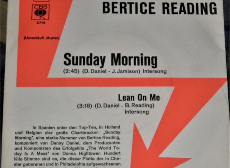 "7"", Promo Bertice Reading - Sunday Morning" ansehen