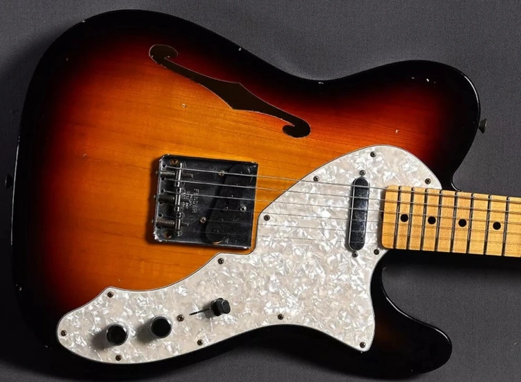 Fender Custom Shop Telecaster 1969 Thinline Journeyman Relic 3-Tone Sunburst ansehen