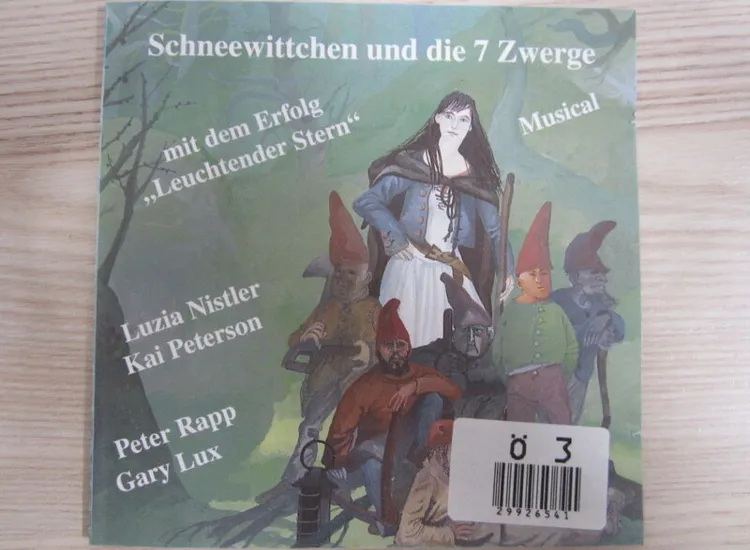 CD / SCHNEEWITTCHEN UND DIE 7 ZWERGE / GARY LUX-PETER RAPP / AUSTRIA / RARITÄT / ansehen