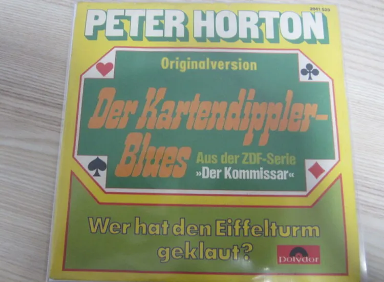 Single /  Peter Horton ?– Der Kartendippler-Blues   / DE PRESS / RAR / ansehen