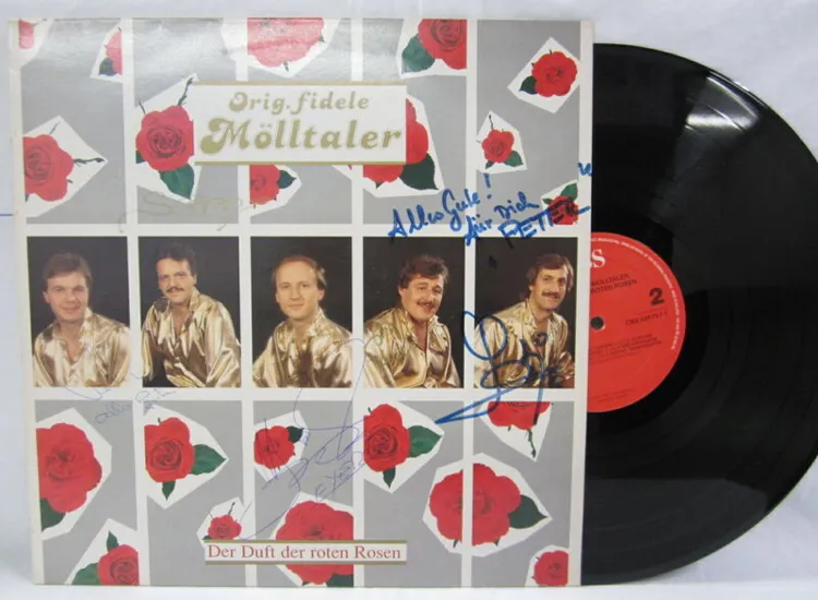 LP / Orig. Fidele Mölltaler – Der Duft Der Roten Rosen / MIT AUTOGRAMM / MINT / ansehen