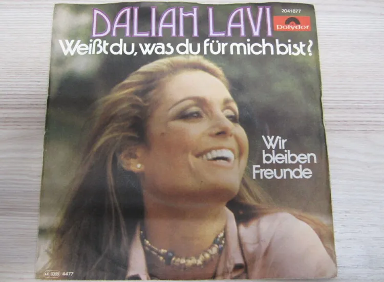 Single / Daliah Lavi ?– Weißt Du, Was Du Für Mich Bist?   /  DE  PRESS / RAR / ansehen