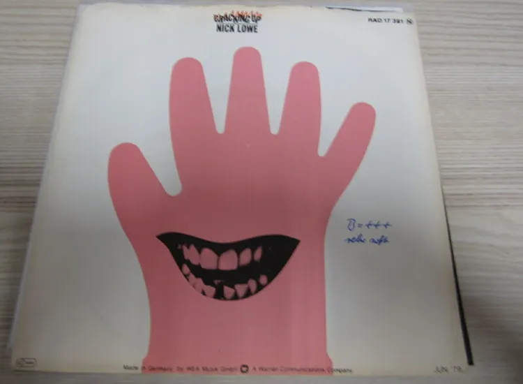 Single /  Nick Lowe ?– Cracking Up  / DE PRESS /  RAR / ansehen