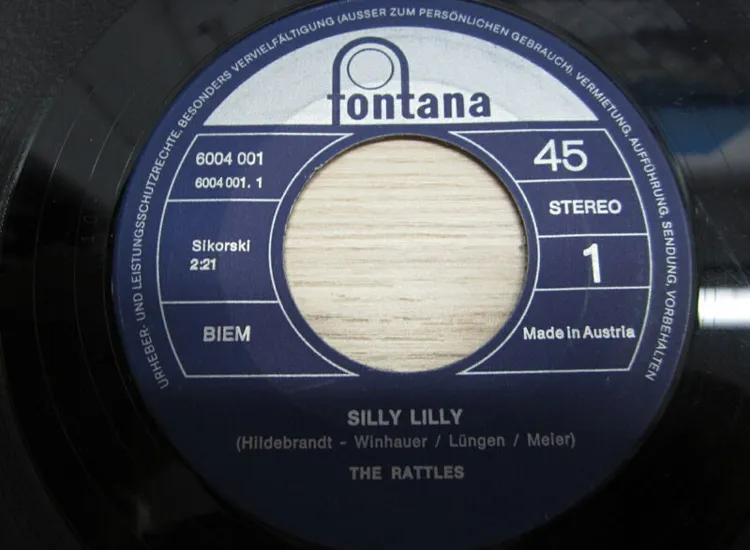 Single /   The Rattles ?– Silly Lilly / AUT   PRESS /  RAR / ansehen