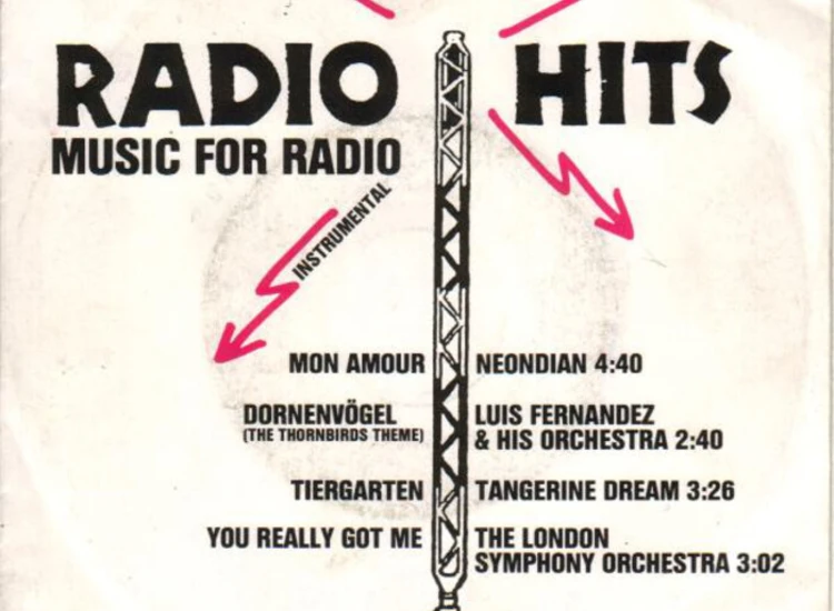 "Néondian (Klausi Scheißt Auf Hollywood) / Luis Fernandez And His Orchestra / Tangerine Dream / The London Symphony Orchestra - Radio Hits (Music For Radio - Instrumental) (7"", EP, Smplr)" ansehen