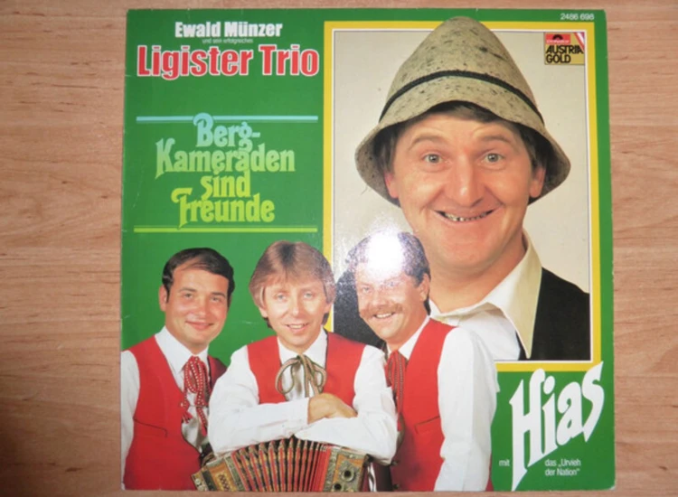 Ewald Münzer Und Sein Erfolgreiches Original Ligister Trio - Bergkameraden Sind Freunde (LP, Album) ansehen