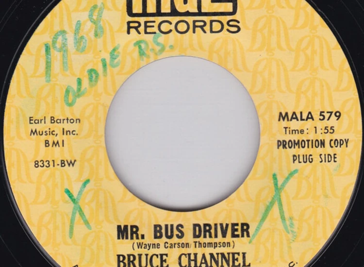 "Bruce Channel - Mr. Bus Driver / It's Me (7"", Single, Styrene, BW )" ansehen